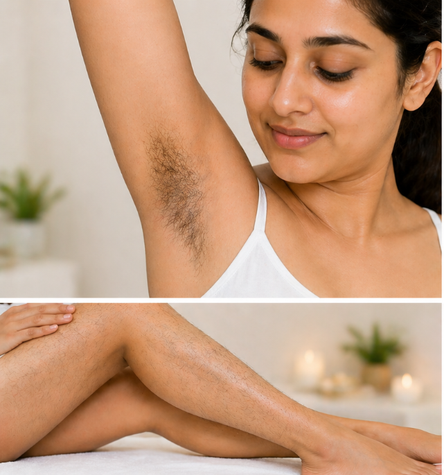 Before Laser Hair Removal — Full Body